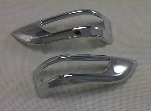 

2013 2014 Side Mirror Decoration ABS Chrome For Toyota Fortuner Accessories Side Door Mirror Rim Trim For Toyota Fortuner 2012