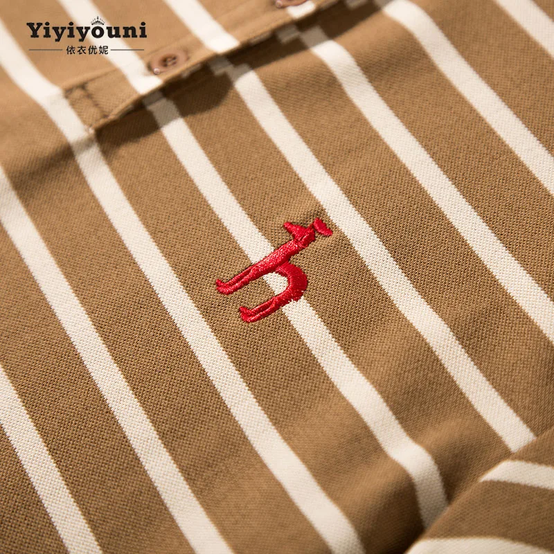 Long T Shirt Dress Women Striped Polo Collar Pocket Embroidery Dress 2019 Summer Casual Mid-Calf Split Loose Dresses Plus Size Long T Shirt Dress Women Striped Polo Collar Pocket Embroidery Dress 2019 Summer Casual Mid-Calf Split Loose Dresses Plus Size