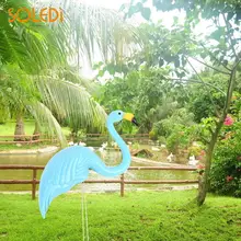 Фламинго орнамент Искусственный пластик красивый фламинго газон украшения Искусство газон украшения Фламинго фигурки садовые украшения