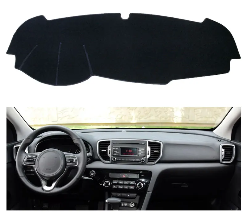 For LHD KIA Sportage QL 4th 2017 2016 Car Dashboard Mat Covers Mats Pad Auto Shade Cushion Interior Protector Carpet Accessories (6)