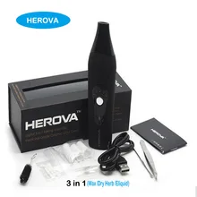 2017 luxcig herova Новые 3 в 1 Портативный VAPE испаритель устройства с керамической пули мет ручки вапоризатора herova Lativa nokiva