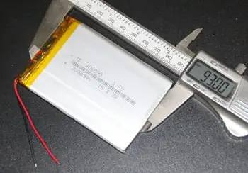 

Free shipping 406090 3.7v 3000mAh polymer lithium battery tablet battery li-ion rechargeable battery