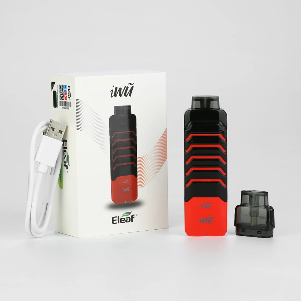 100% оригинальный набор Eleaf IWu с аккумулятором 700 мА/ч и емкостью 2 мл многоразовая