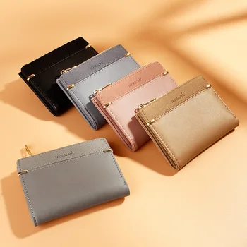 

NEW Women Wallets Women's Wallet with Coin Bag Zipper Small Money Purses Design Slim Purse Money Clip Wallet