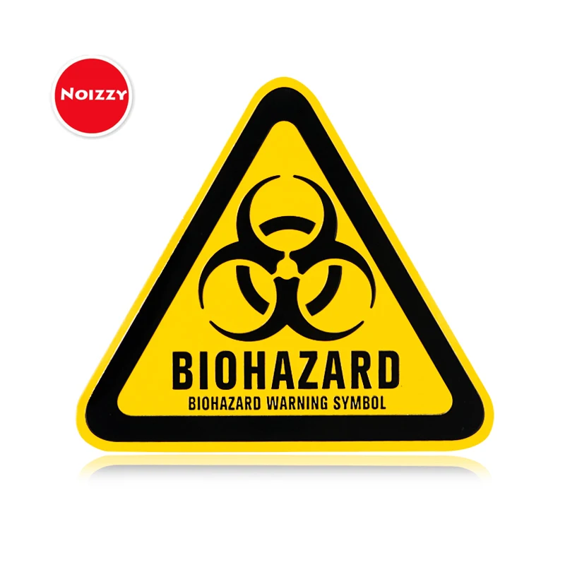 

Noizzy Biohazard Warning Logo 3D Metal Car Auto Badge Resident Evil Umbrella Motorcycle Sticker Emblem Symbol Tuning Car-Styling