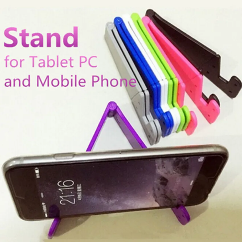 

V-Shaped Universal Foldable Mobile Cell Phone Stand Holder for Smartphone & Tablet Samsung Adjustable Support Phone Holder