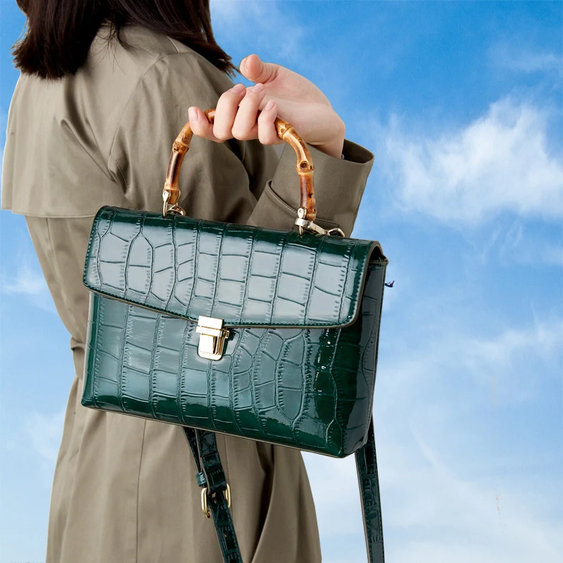 

2018 Fashion Women Small Tote Bag Crocodile Shoulder Bags Alligator Women's Messenger Bag Cross Body Handbag Purse