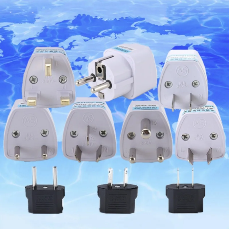 Universal EU/US/AU/UK/DE Plug AC Power Plug Home Travel Converter Europe Wall charger Jack Connector Socket Adapter