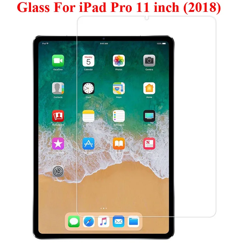 

For iPad Pro 11 Tempered Glass Screen Protector Cover For New iPadPro 11inch 11" Screen Film Guard Capa Protective Cover Shell