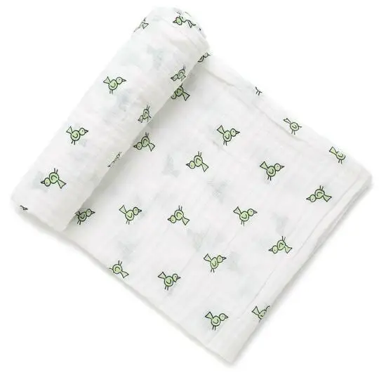 Муслиновые одеяла для новорожденных, хлопковое детское банное полотенце, черно-белое стильное летнее полотенце ZL13 - Цвет: ZL13 Bird