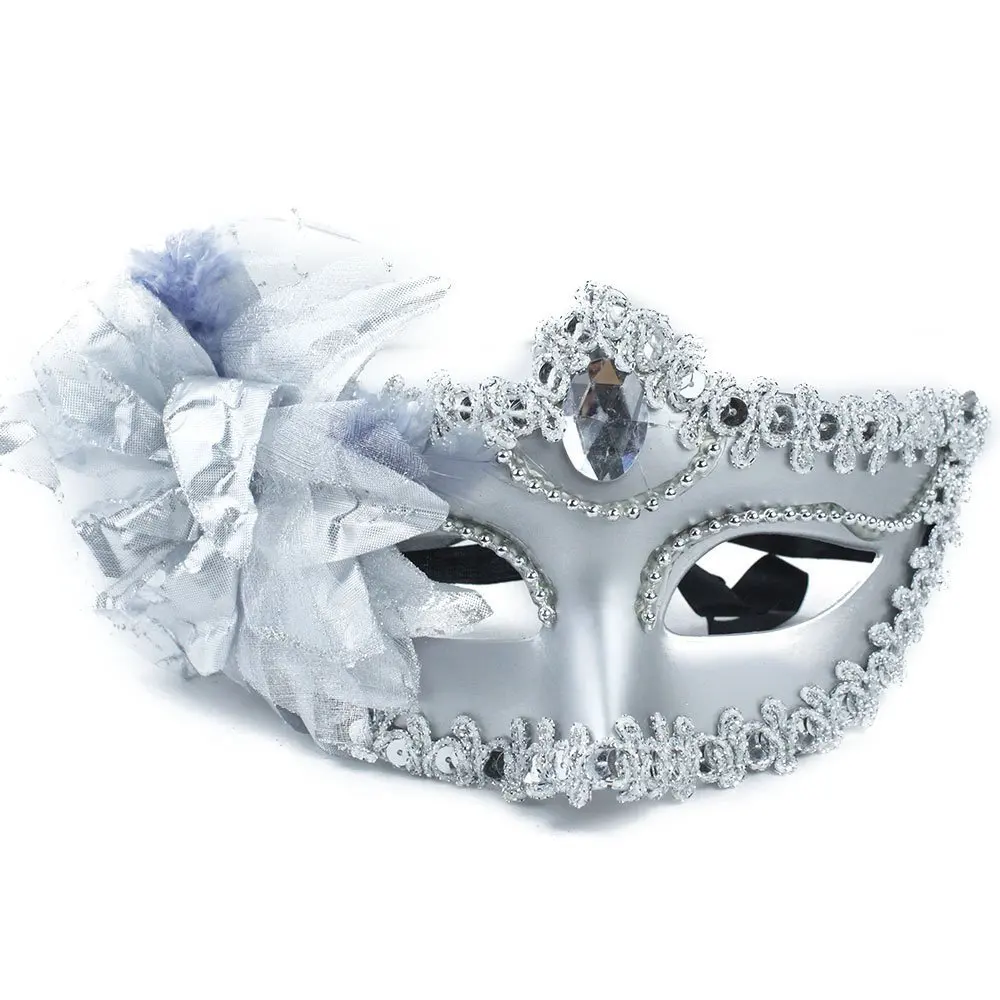 Сексуальная Венецианская маска с бриллиантами, венецианские перья, цветок, свадебные, карнавальные, вечерние, для выступлений, фиолетовый костюм, сексуальная женская маска, маскарадный костюм