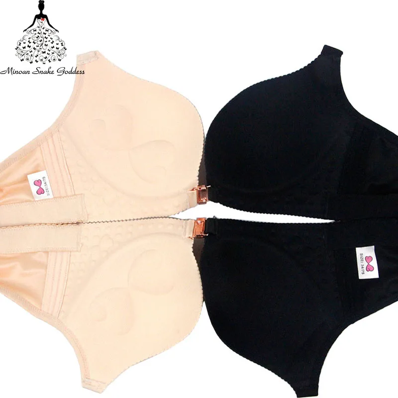 Front Closed Bras For Women Underwear Lingerie BH Plus Size 34-52 CDE Cup Wire Free Brassiere Ladies Intimates Soutien Gorge Bra