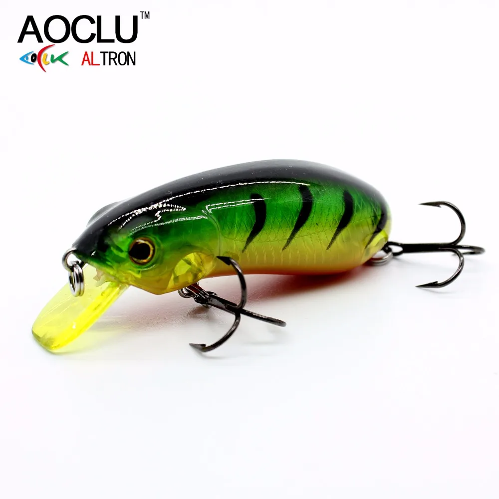 AOCLU Новый приманка воблер (wobbler) 5 cm 10g жесткая гольян рыболовная морской окунь