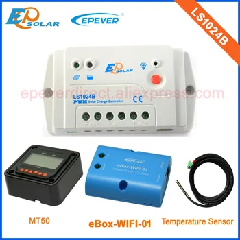 

PWM regulator with MT50 remote meter solar panel charger controller LS1024B 10A 10amp wifi function and sensor