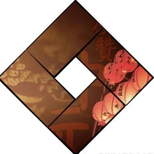 55 дюймов 3,8 мм зазор 500 нит 1x4 lcd неправильный/Искусство Видео стена оригинальная панель домашней автоматизации большой компьютер