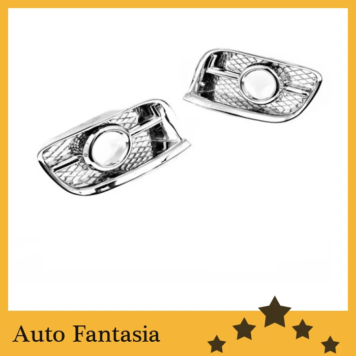 

Chrome Front Fog Light Cover w/ Mesh for Toyota Hiace 05-12-Free Shipping