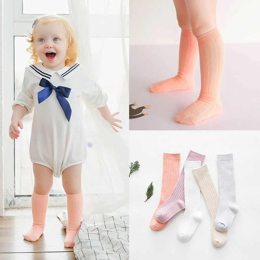 JOHEXI New Pop Boy/Girl Baby Long Socks Wide Stripes Design Infant/Kid ...