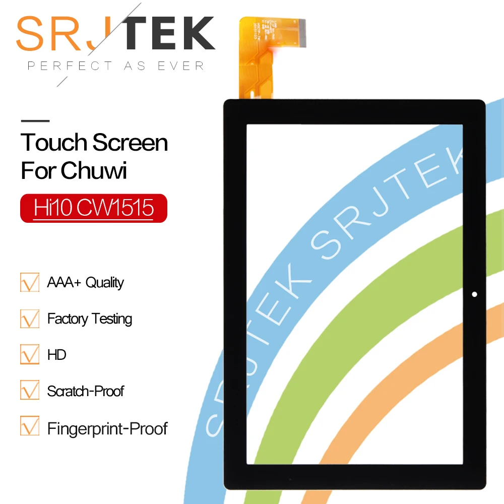 Pаспродажа Srjtek новый 10,1 дюймов сенсорный экран для chuwi Hi10 CW1515 HSCTP 747 10.1 V0 дигитайзер панель Замена стекло сенсор черный