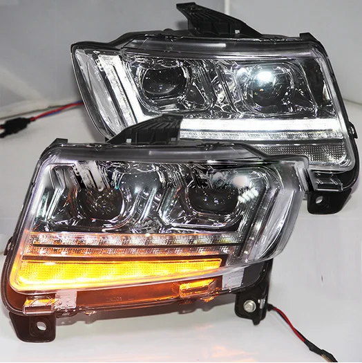 

For Compass 2011 2012 2013 2014 LED Head Lights HID Xenon Lamps For bumper light Compass Head Lamp Xenon Bulb and 35W Ballast