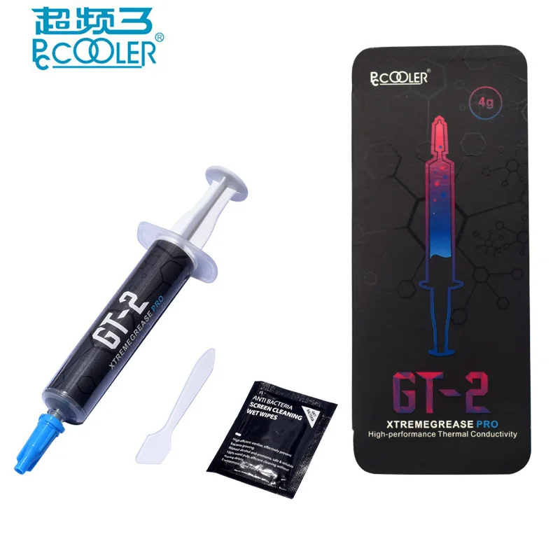 

PcCooler GT-2 4g 8g Thermal grease 9.8w/m.k Thermal paste for CPU Heatsink Processor VGA cooler GPU radiator water cooling