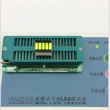 Livre o navio 100 pçs digital tubo ânodo 5 segmento amarelo verde display digital bateria para diy preço direto da fábrica