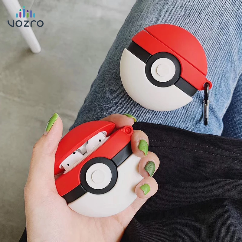 

VOZRO Cartoon Wireless Bluetooth Earphone Case For Apple AirPods Silicone Headphones Cases For Airpods 2 Protective Cover