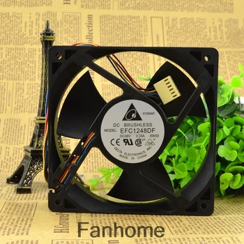 

For brand new original / DELTA 12032 48V 0.33A 12 cm four-line fan EFC1248DF