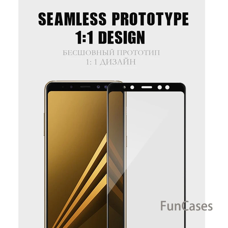 Экран Крышка для samsung Galaxy A7 A6 A8 плюс 2018 J6 J4 Plus J8 чехол закаленное Стекло A5 2017 A6plus 6
