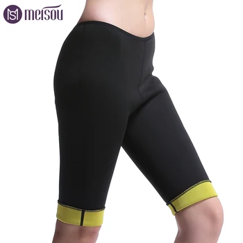 

Meisou Women Slimming Pants Hot Thermo Neoprene Sweat Sauna Body Shapers Fitness Stretch Control Panties Burne Waist Slim Pants