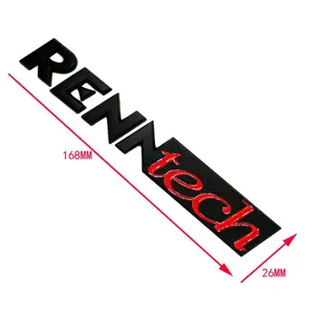 

1pc Free Shipping Metal Alloy Renntech Emblems Badges Logos Stickers Trunck