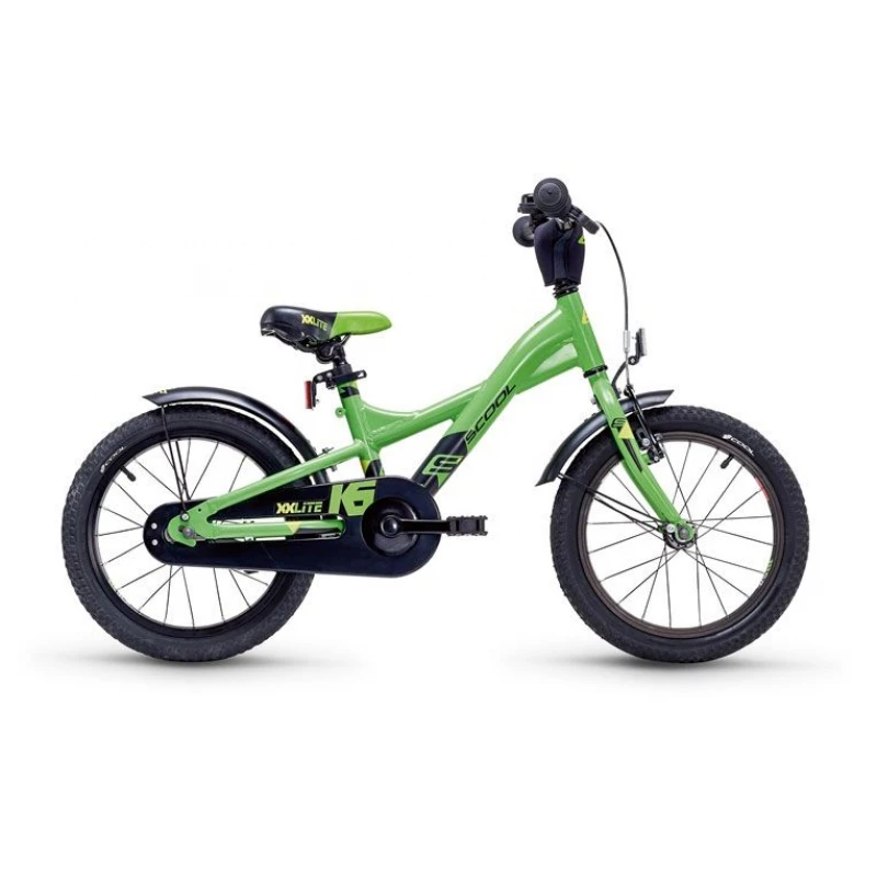 Детский велосипед Scool XXlite alloy 16 1-S - Цвет: Зеленый