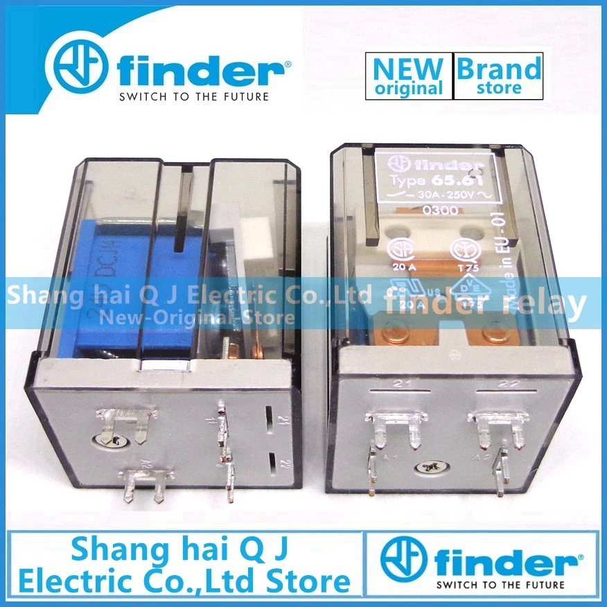 

Brand new and original finder 65.51.9.024.0300 24VDC 30A finder relay