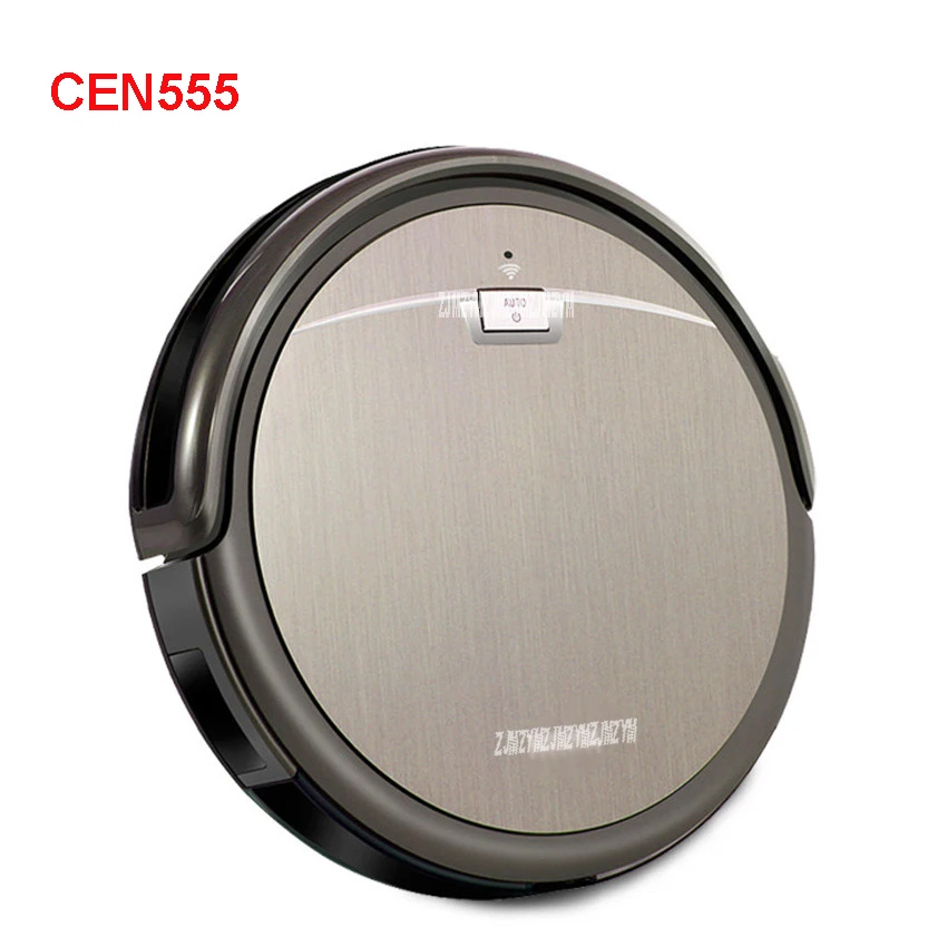 

CEN555 100-240V Mini Robot Vacuum Cleaner for Home Automatic Sweeping Dust Sterilize Smart Planned Mobile App 0.45L Dust box