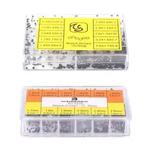 1 коробка Круглое уплотнительное кольцо мини резиновые уплотнительные шайбы водонепроницаемые прокладки для часов