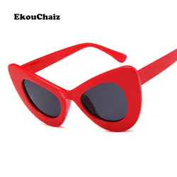 Ekouchaiz Новая Мода Cat Eye Солнцезащитные очки для женщин Для Мужчин Поляризованные оттенки бренд Дизайн очки поляризованные Óculos De Sol Для женщин