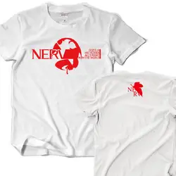 High-Q унисекс Япония Аниме Cos EVA EVANGELION хлопок Повседневная футболка Топ EVANGELION футболка с надписью «Nerve» tee