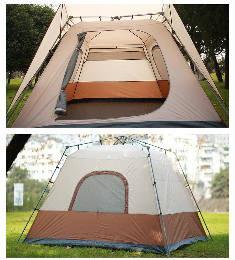 Новые бесплатные автоматические палатки, 1 секундная скорость, открытые 5-8 человек, дышащие палатки для кемпинга