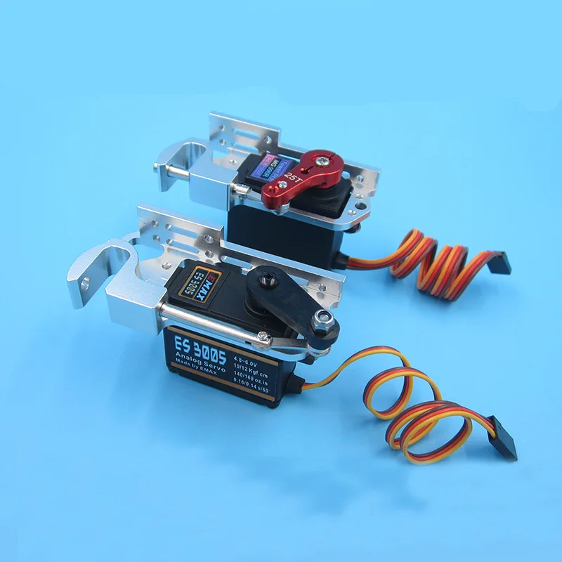 

1PCS Servo Parabolic Switch Device Throw Tarot Dispensers With ES3005/MG996R + Arm for RC Boats Parts