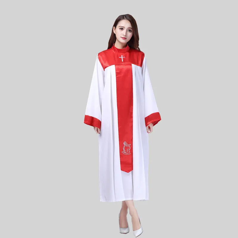 Christian Poetry Gown The Lord Serves Outfit Church Costume Christian