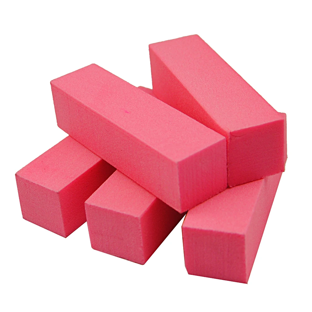 5Pcs Buffing Sanding Nail Buffer Block Files Acrylic Pedicure White