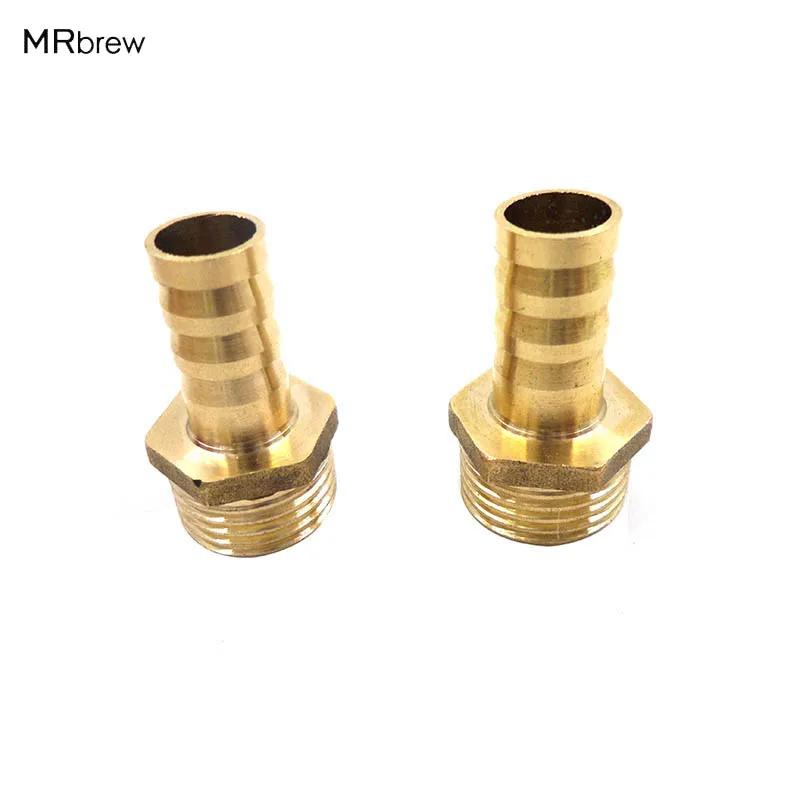 Buy 2pcs/lot Brass Garden Hose Fitting, 10mm hose Barb