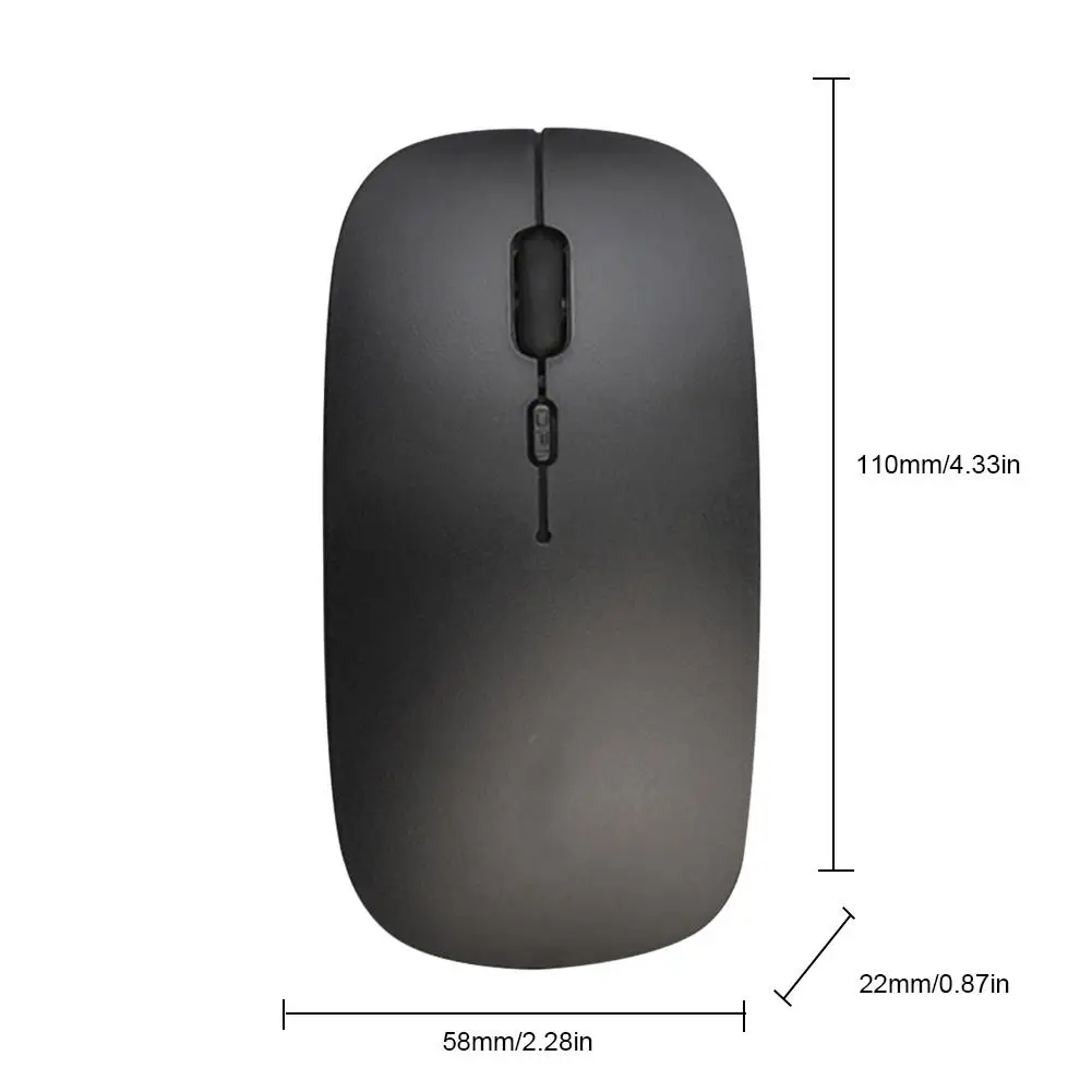 1 шт. перезаряжаемая беспроводная мышь USB быстрая зарядка энергосберегающая Бесшумная настольная мышь для ноутбука Компьютерная игровая Bluetooth мышь s