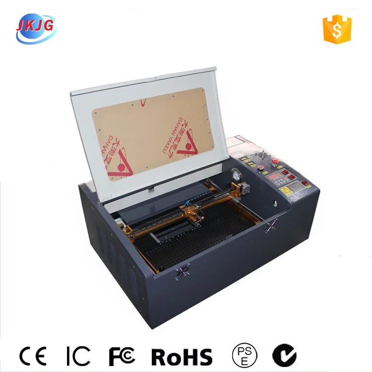Desktop 3040/4030 50 Вт CO2 лазерная гравировка машина с цифровой Функция и стол с Сотами высокое Скорость работы Размеры 300*400 мм