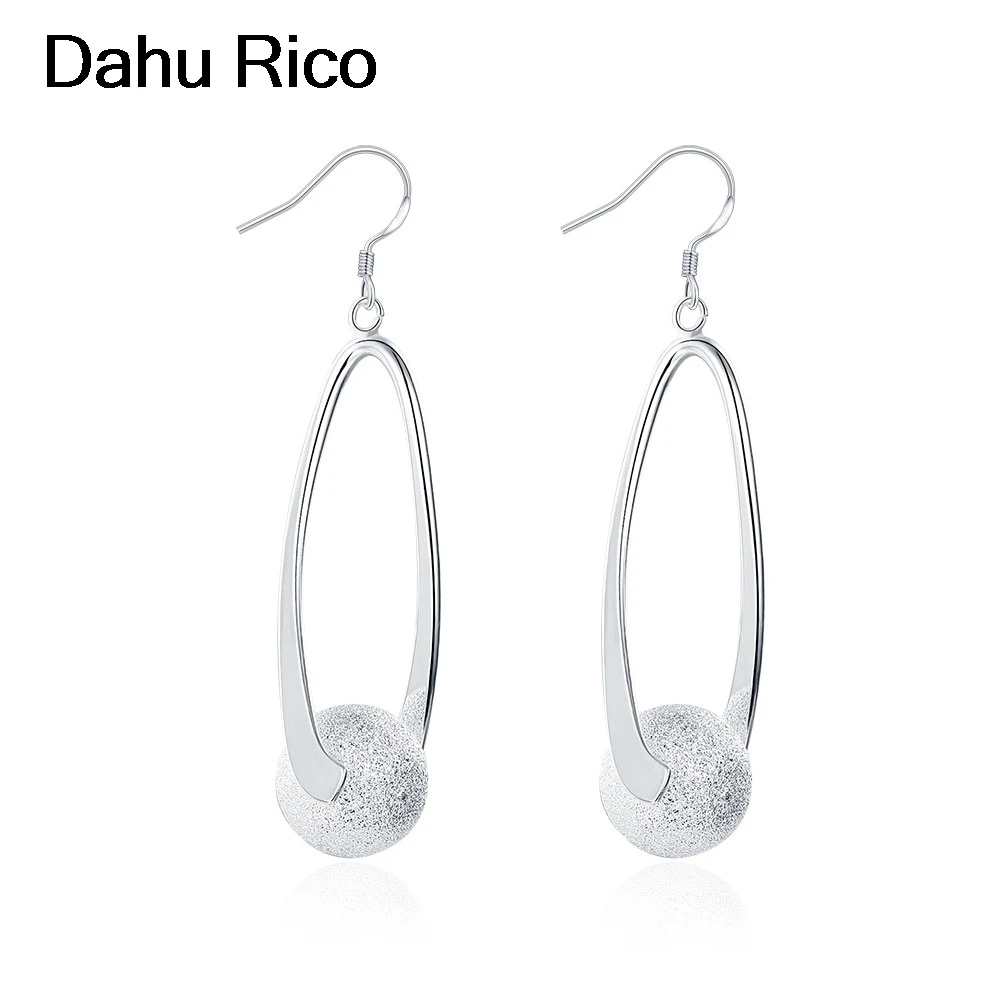 

frosted bead hangers fantaisie pendantes earings 2018 ear accessories kids femme srebro egypt spiritua Dahu Rico dangle earrings