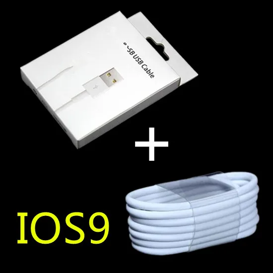 

usb Charger 100pcs 8pin usb data sync charging cable charger with 100pcs retail package box for iphone 5 6 7
