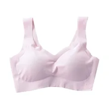 3 цвета Seamless женский бесшовный спортивный бюстгальтер беспроводной йога укороченный Топ жилет комфортное Корректирующее белье Стретч#4A12