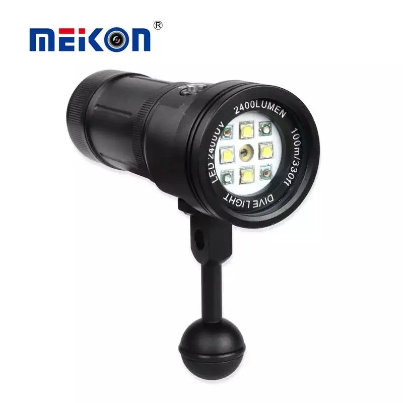 MK-15 Meikon 2400LM Diving Flash  Torch Lighting