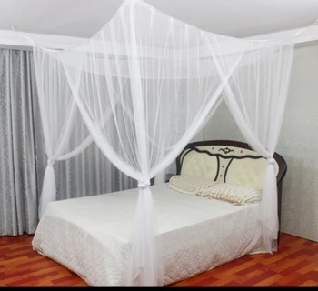 

Four Corner Point Bug Insect Mosquito Net,Large Bed Canopy,Multiple color choices,Space large netssize:190cm Wx 210cm Lx 240cmH