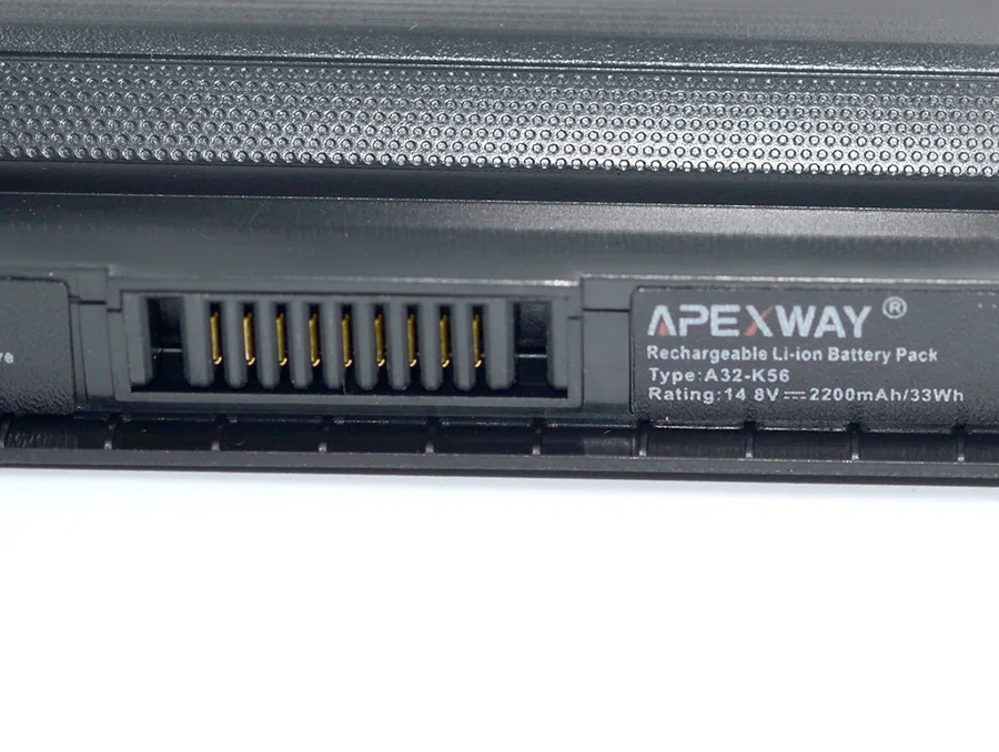 ApexWay Аккумулятор для ноутбука ASUS A31-K56 A32-K56 E46 E46C E46CB E46CM K46C K46CA K46CB K46CM K46V K56C K56CA K56CB K56CM K56V