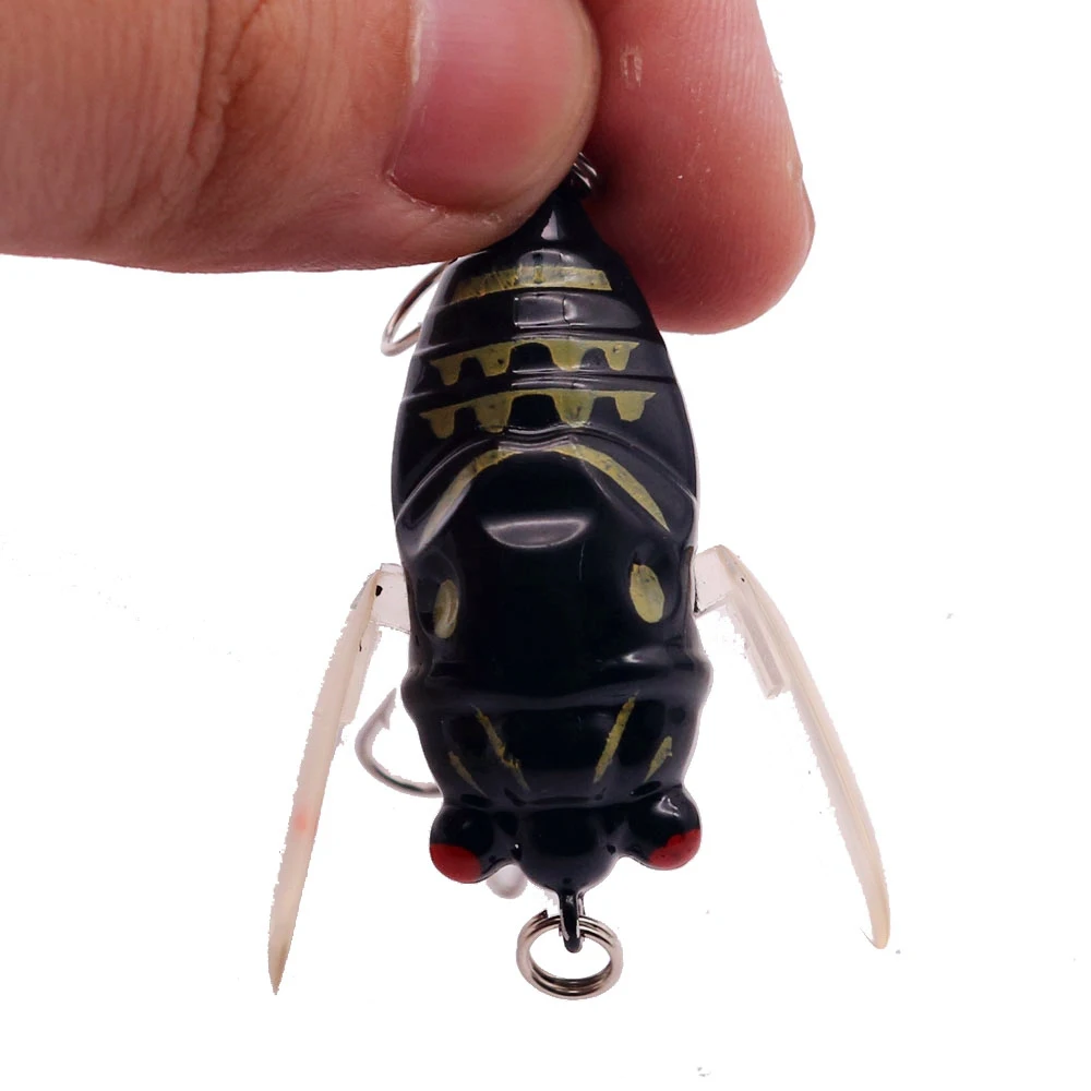 Minnow Fishing Wobblers Hard-Bait Crankbait-Pesca Cicada Lure 1pcs Simulation Bionic